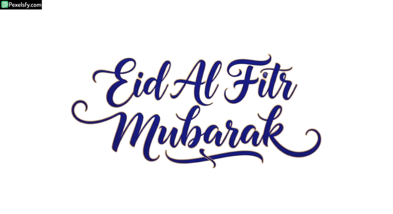 Eid Al Fitr Mubarak Calligraphy isolated on transparent background (56)