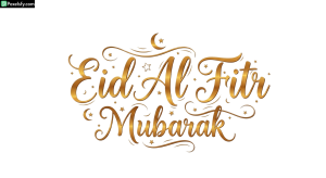 Eid Al Fitr Mubarak Calligraphy isolated on transparent background (58)