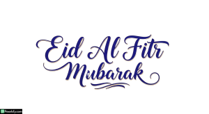 Eid Al Fitr Mubarak Calligraphy isolated on transparent background (7)