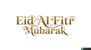 Eid Al Fitr Mubarak Calligraphy isolated on transparent background (71)
