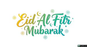 Eid Al Fitr Mubarak Calligraphy isolated on transparent background (8)