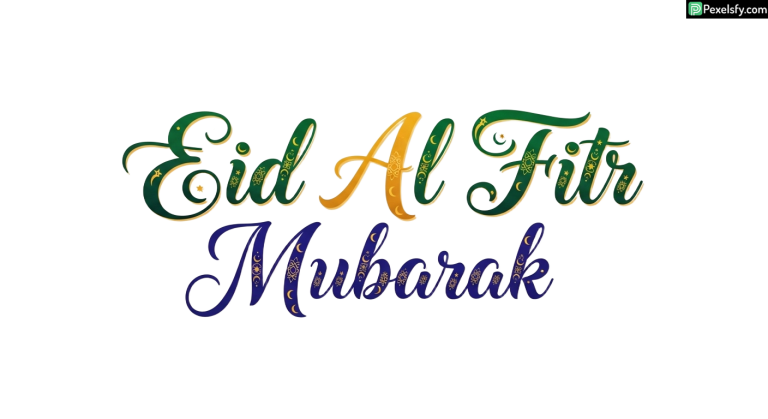 Eid Al Fitr Mubarak Calligraphy isolated on transparent background (8)