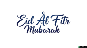 Eid Al Fitr Mubarak Calligraphy isolated on transparent background (85)