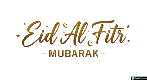 Eid Al Fitr Mubarak Calligraphy isolated on transparent background (91)