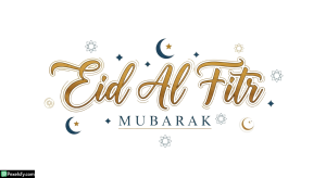 Eid Al Fitr Mubarak Calligraphy isolated on transparent background (99)