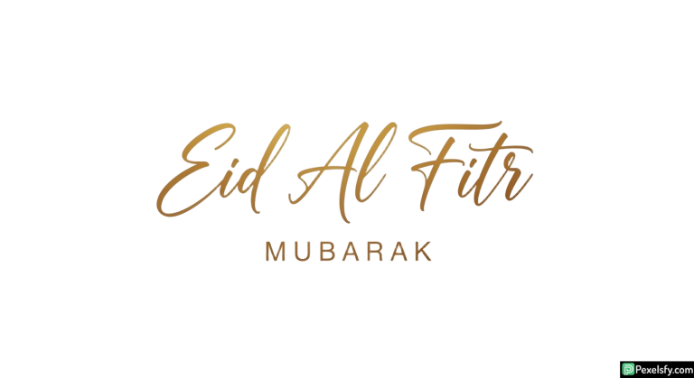 Eid Al Fitr Mubarak calligraphy isolated on transparent background (11)