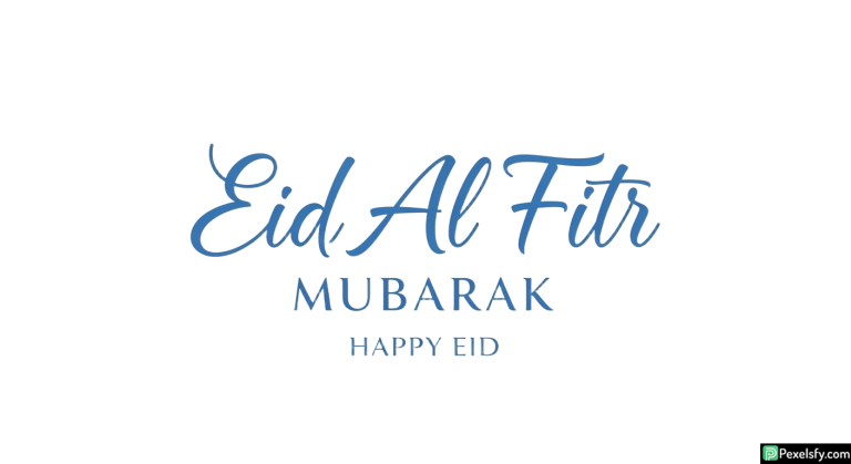Eid Al Fitr Mubarak calligraphy isolated on transparent background (114)