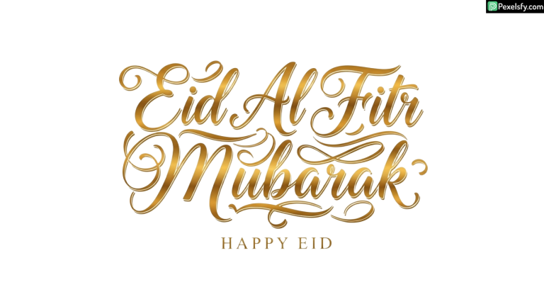 Eid Al Fitr Mubarak calligraphy isolated on transparent background (126)