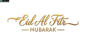 Eid Al Fitr Mubarak calligraphy isolated on transparent background (131)