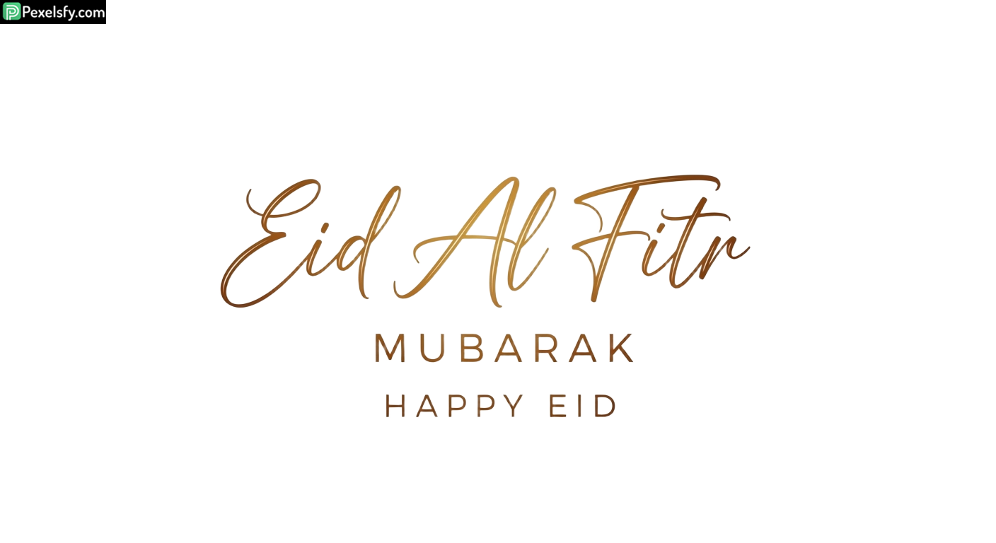 Eid Al Fitr Mubarak calligraphy isolated on transparent background (14)