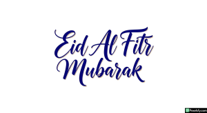 Eid Al Fitr Mubarak calligraphy isolated on transparent background (143)
