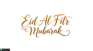 Eid Al Fitr Mubarak calligraphy isolated on transparent background (146)