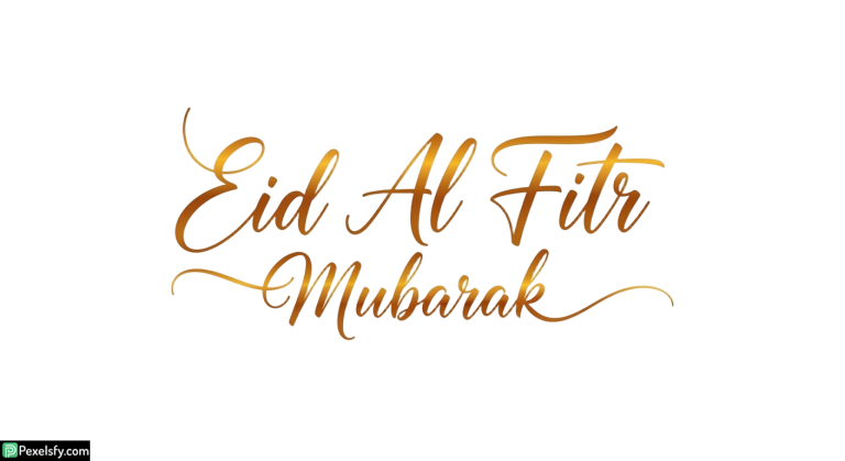 Eid Al Fitr Mubarak calligraphy isolated on transparent background (20)