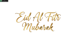 Eid Al Fitr Mubarak calligraphy isolated on transparent background (29)