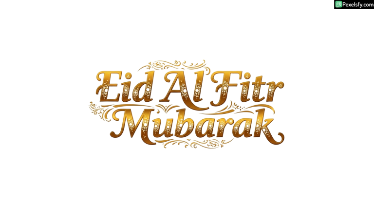 Eid Al Fitr Mubarak calligraphy isolated on transparent background (32)