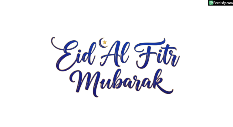 Eid Al Fitr Mubarak calligraphy isolated on transparent background (34)
