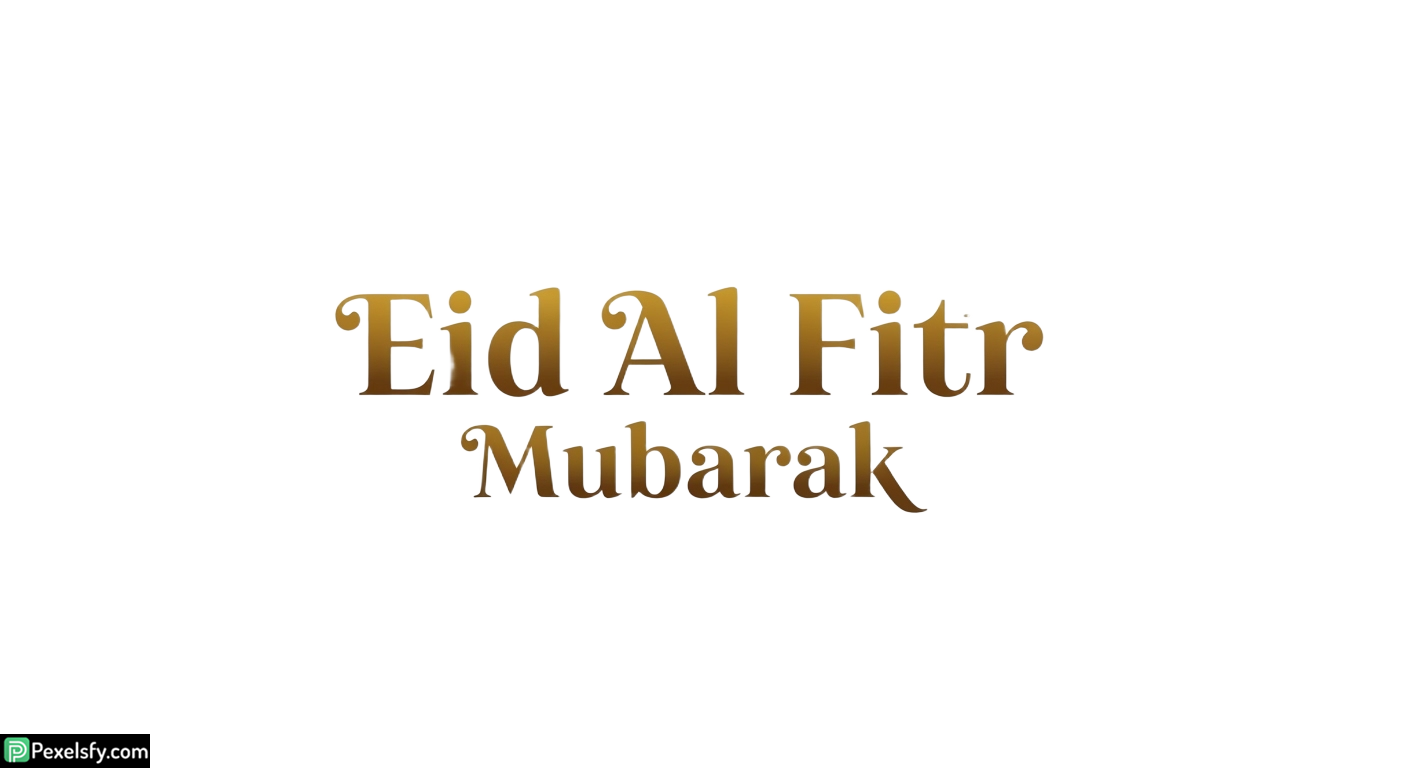 Eid Al Fitr Mubarak calligraphy isolated on transparent background (39)