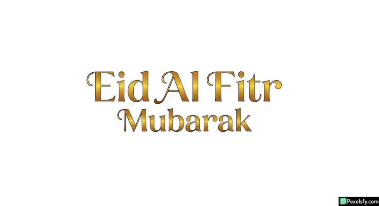 Eid Al Fitr Mubarak calligraphy isolated on transparent background (48)