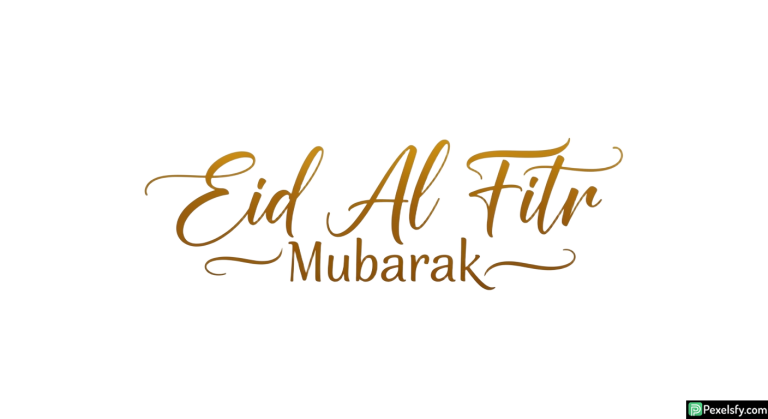 Eid Al Fitr Mubarak calligraphy isolated on transparent background (49)