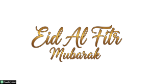 Eid Al Fitr Mubarak calligraphy isolated on transparent background (59)
