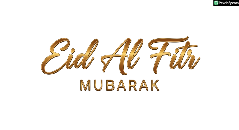 Eid Al Fitr Mubarak calligraphy isolated on transparent background (6)