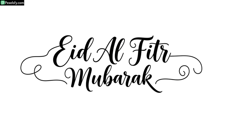 Eid Al Fitr Mubarak calligraphy isolated on transparent background (64)