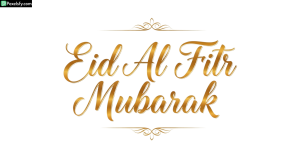 Eid Al Fitr Mubarak calligraphy isolated on transparent background (67)