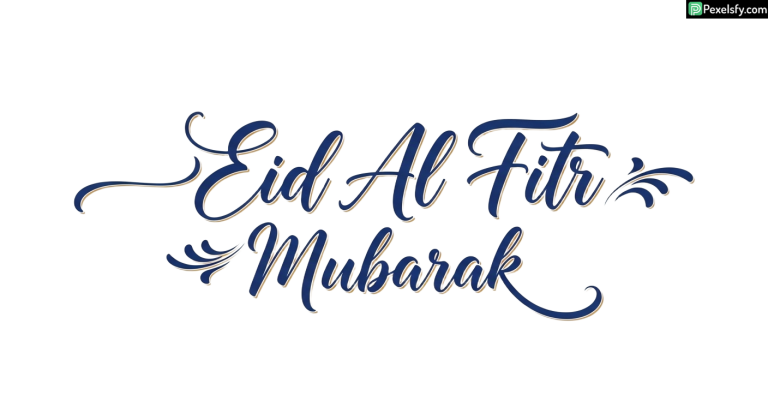 Eid Al Fitr Mubarak calligraphy isolated on transparent background (69)