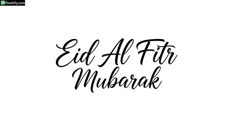 Eid Al Fitr Mubarak calligraphy isolated on transparent background (80)