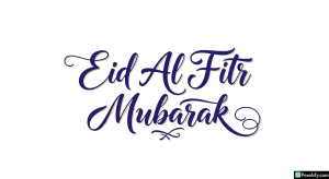 Eid Al Fitr Mubarak calligraphy isolated on transparent background (94)