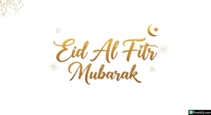 Eid Al Fitr Mubarak greeting card isolated on transparent background (10)