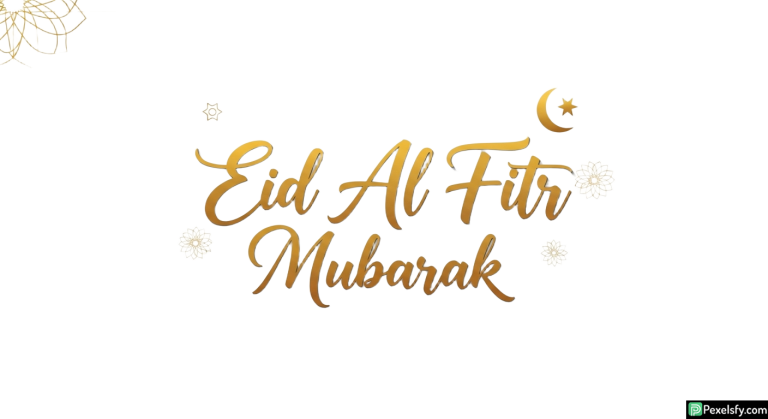 Eid Al Fitr Mubarak greeting card isolated on transparent background (10)