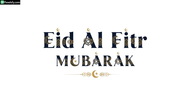 Eid Al Fitr Mubarak greeting card isolated on transparent background (12)