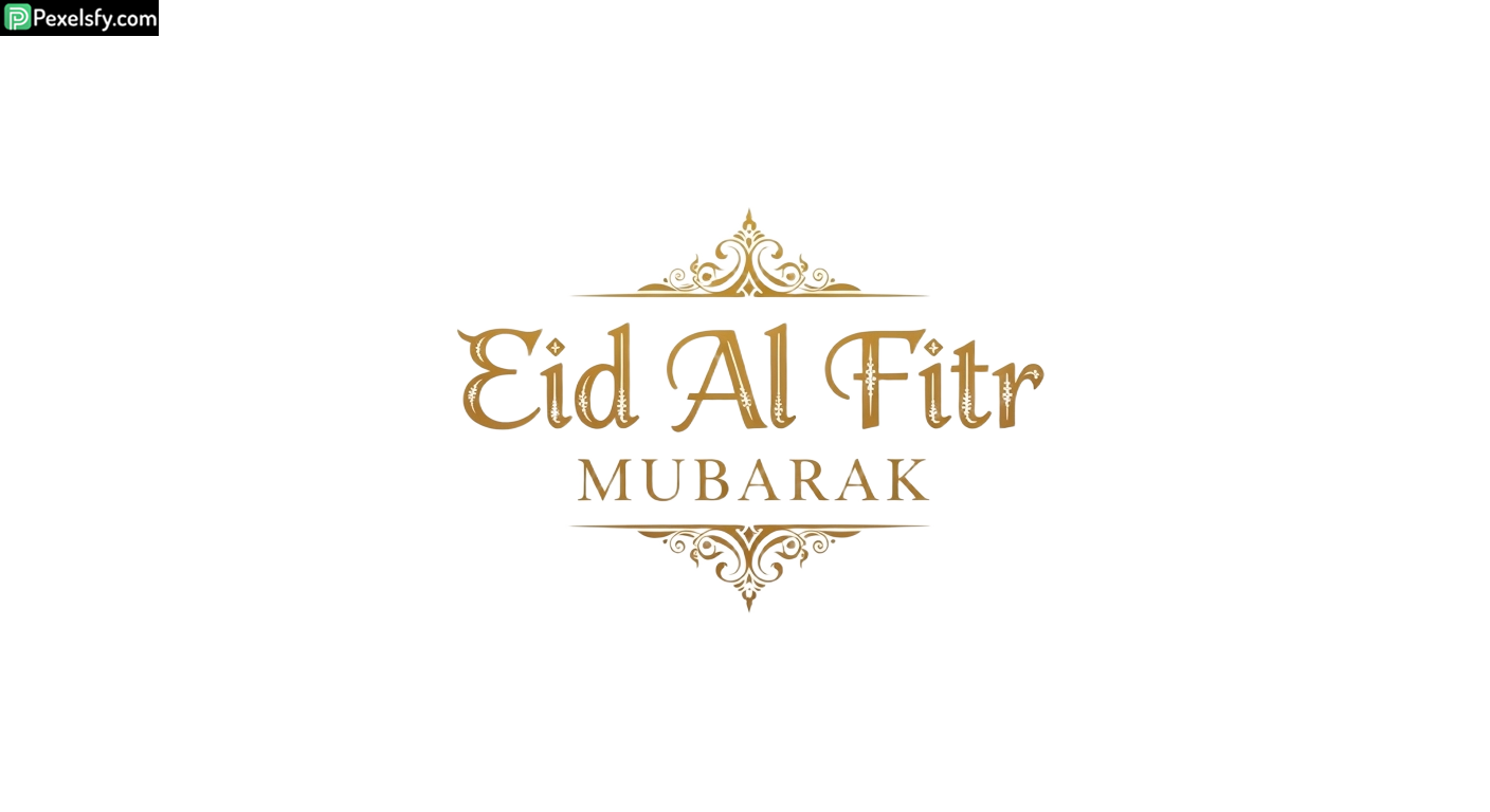 Eid Al Fitr Mubarak greeting card isolated on transparent background (15)