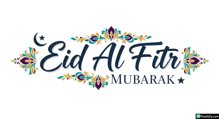Eid Al Fitr Mubarak greeting card isolated on transparent background (19)