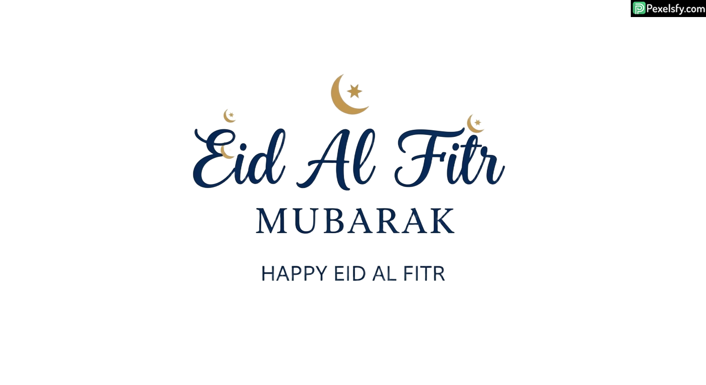 Eid Al Fitr Mubarak greeting card isolated on transparent background (24)