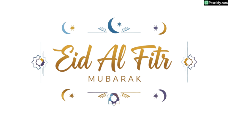 Eid Al Fitr Mubarak greeting card isolated on transparent background (26)