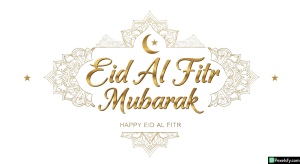 Eid Al Fitr Mubarak greeting card isolated on transparent background (27)