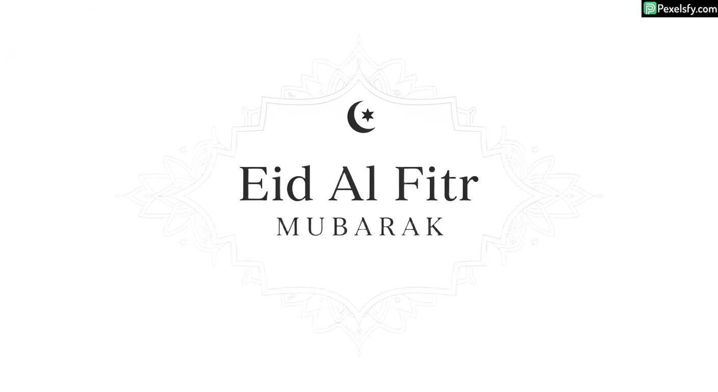 Eid Al Fitr Mubarak greeting card isolated on transparent background (29)