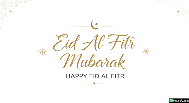 Eid Al Fitr Mubarak greeting card isolated on transparent background (30)