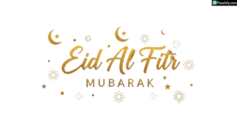 Eid Al Fitr Mubarak greeting card isolated on transparent background (32)