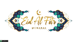 Eid Al Fitr Mubarak greeting card isolated on transparent background (33)