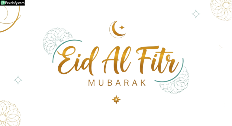 Eid Al Fitr Mubarak greeting card isolated on transparent background (36)
