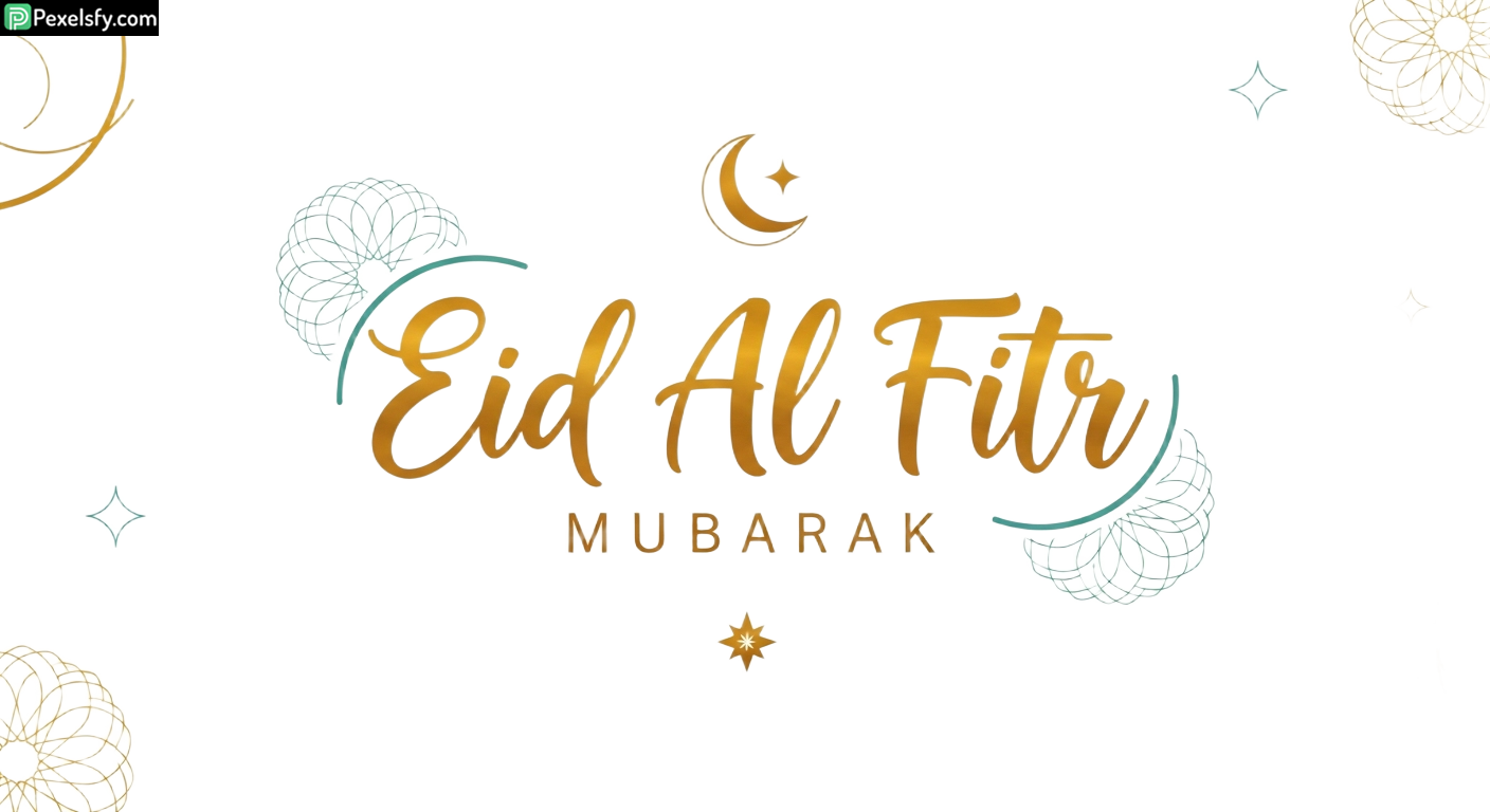 Eid Al Fitr Mubarak greeting card isolated on transparent background (36)