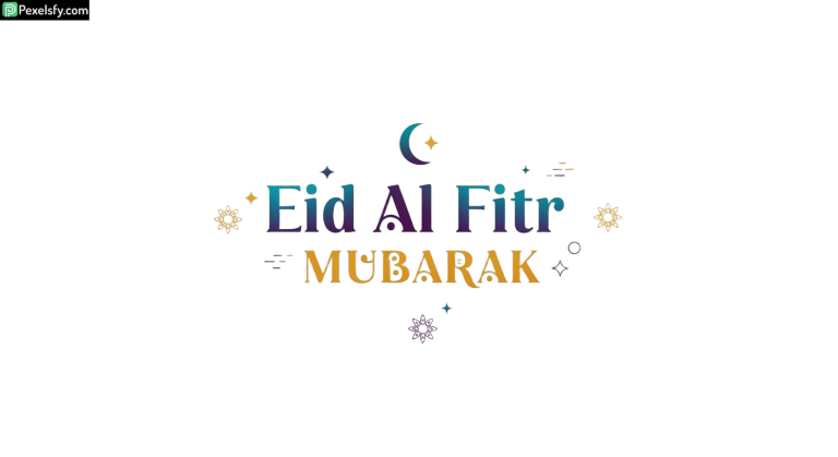 Eid Al Fitr Mubarak greeting card isolated on transparent background (38)