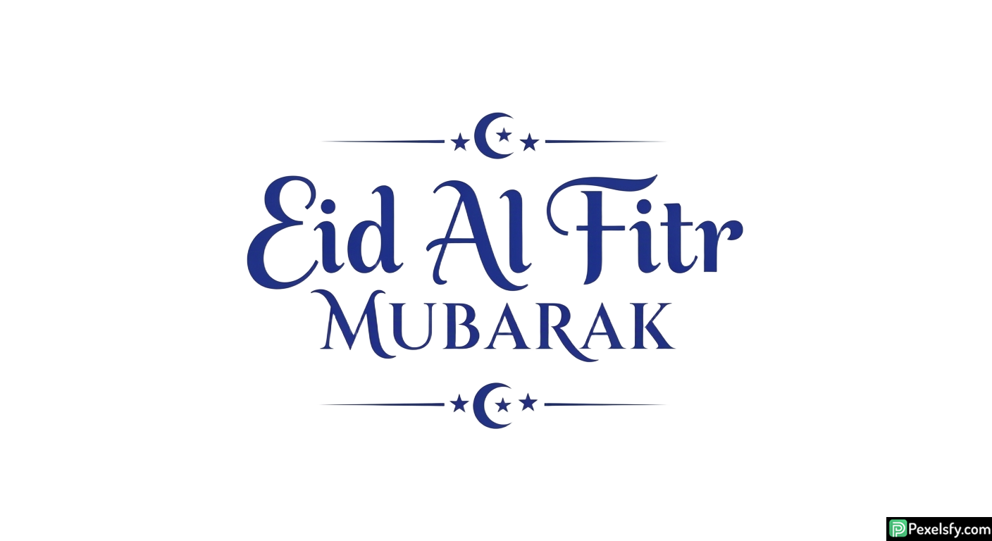 Eid Al Fitr Mubarak greeting card isolated on transparent background (39)