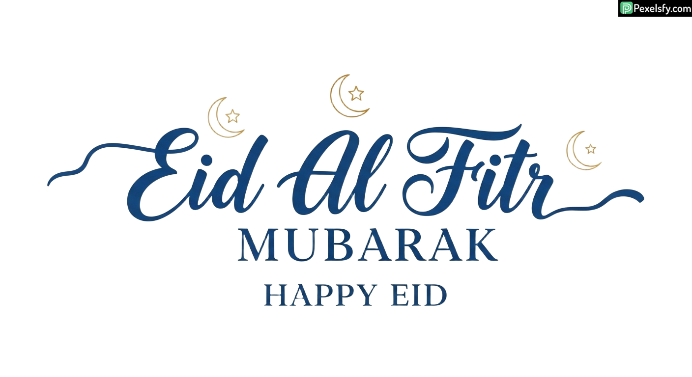 Eid Al Fitr Mubarak greeting card isolated on transparent background (41)