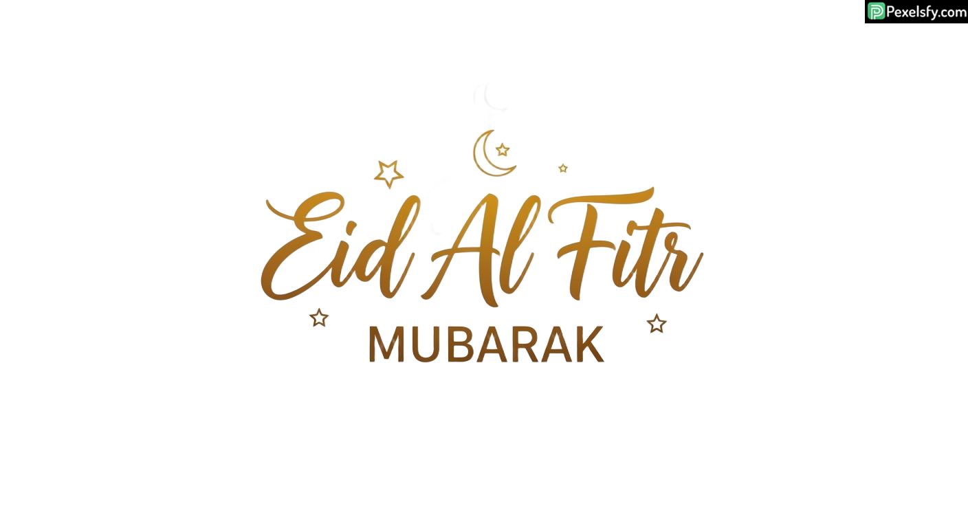 Eid Al Fitr Mubarak greeting card isolated on transparent background (43)