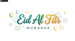 Eid Al Fitr Mubarak greeting card isolated on transparent background (8)