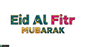 Eid Al Fitr Mubarak greeting isolated on transparent background (10)